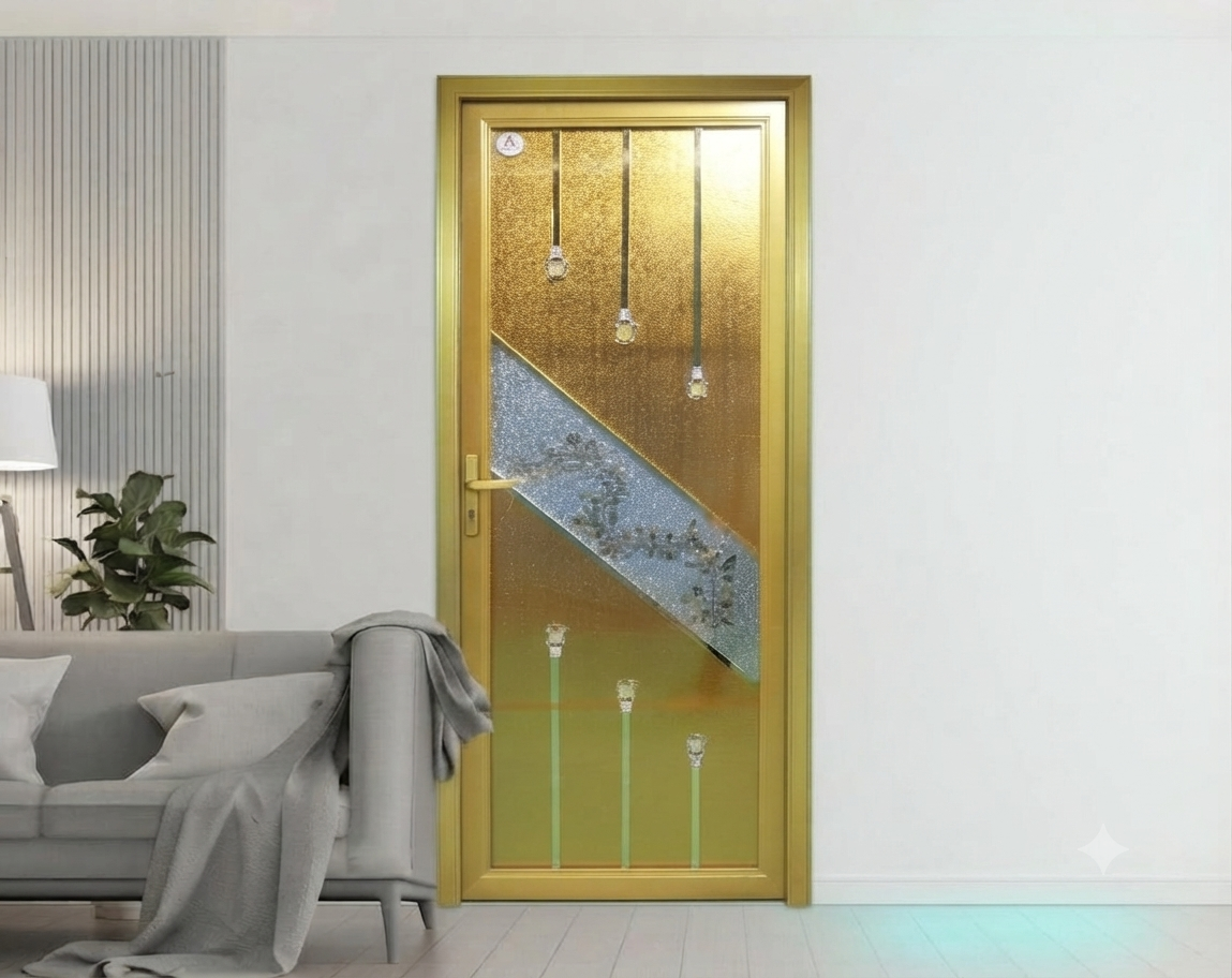 Aluminium jara Glass Door