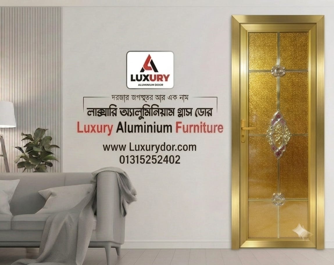 Aluminium jara Glass Door